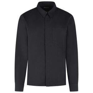 Dries Van Noten 'Corran' Black Cotton And Wool Shirt Men